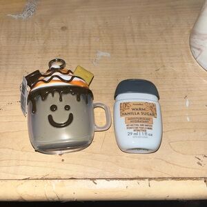 Cute Mug Keychain and Vanilla Sugar Moisturizer